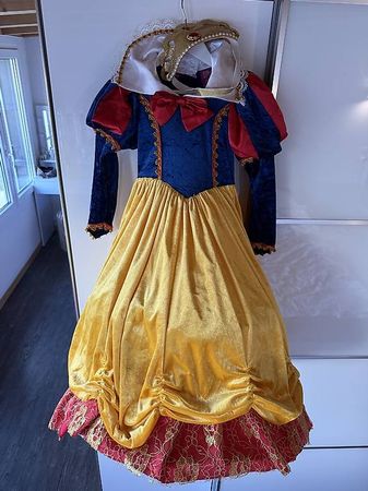 Schneewittchen Kostüm Mädchen 116 cm