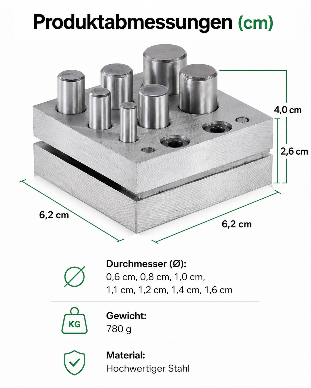 Alle Werkzeuge: Goldschmied Stanzset Rund – Neu und originalverpackt aus schellenberg von freefostore 2