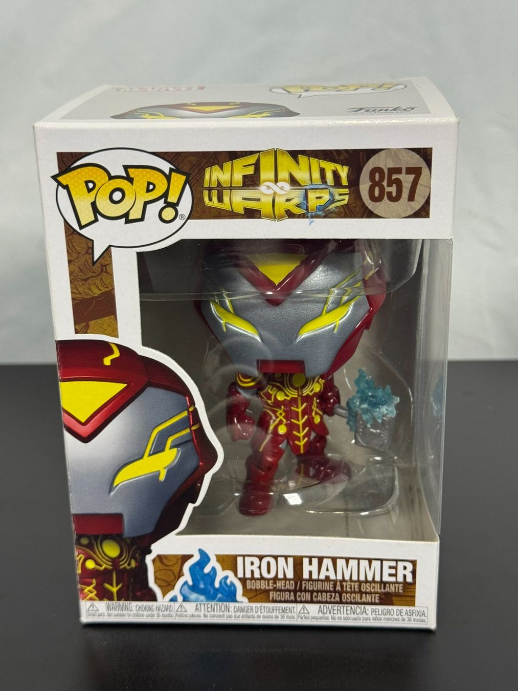 Funko Statuette: Funko Pop! Marvel Infinity Warps Iron Hammer 857 – Nuovo e nell'imballaggio originale da Tramelan venduto da lolopat