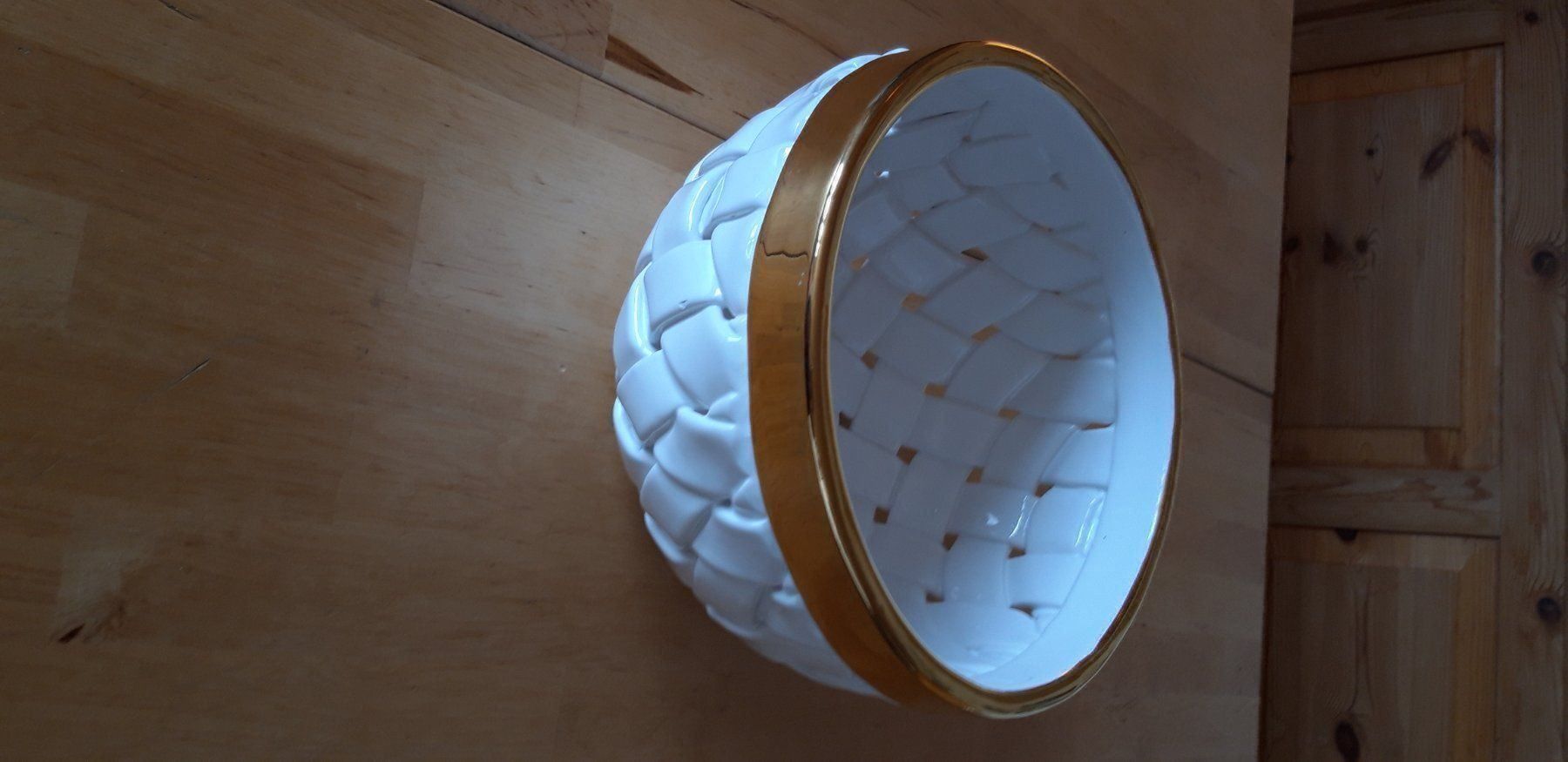 Ciotole: Schöne edle Designer Schale  weiss gold – Nuovo (secondo la descrizione) da Mogelsberg venduto da Lavidapura 4