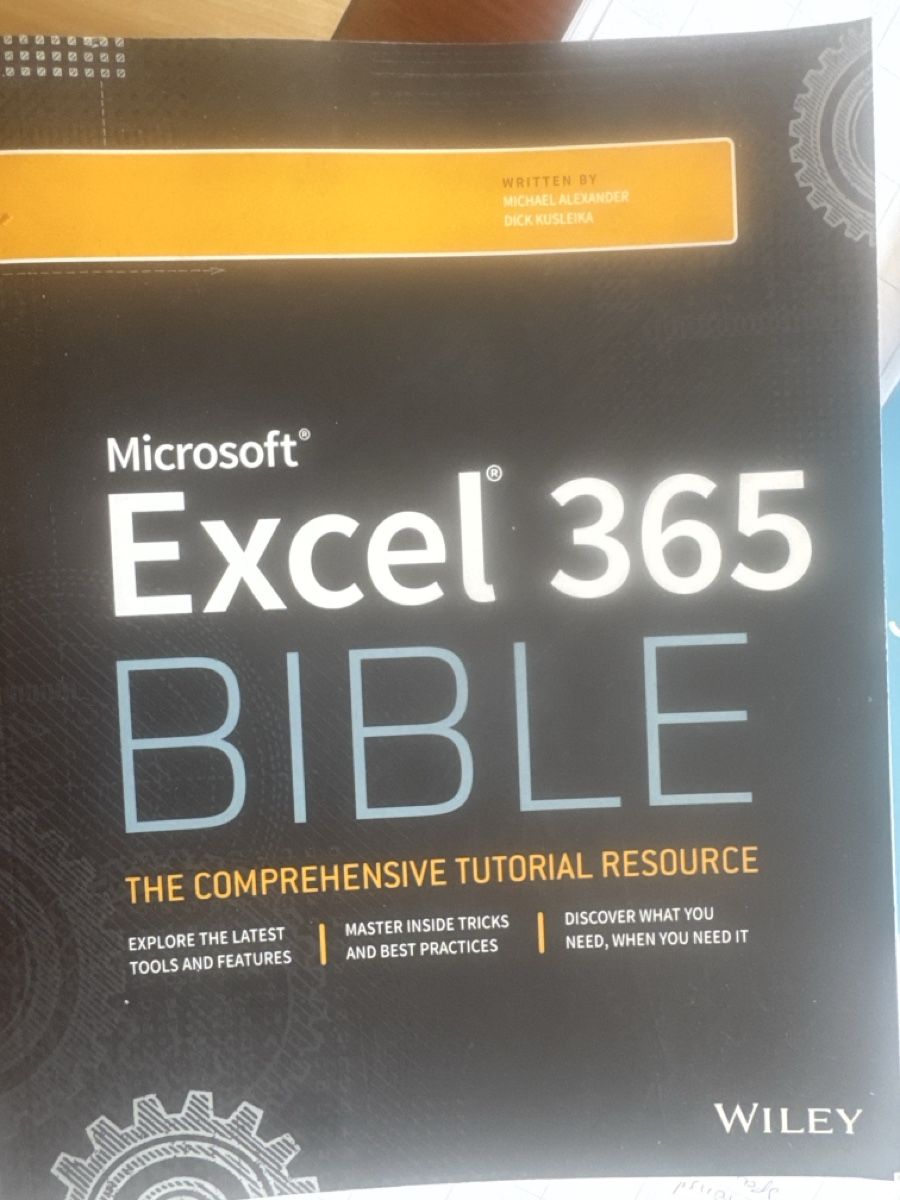 Livres: Microsoft Excel 365 Bible Wiley Book – Neuf (Voir description) à Biel/Bienne par arj_kmv9