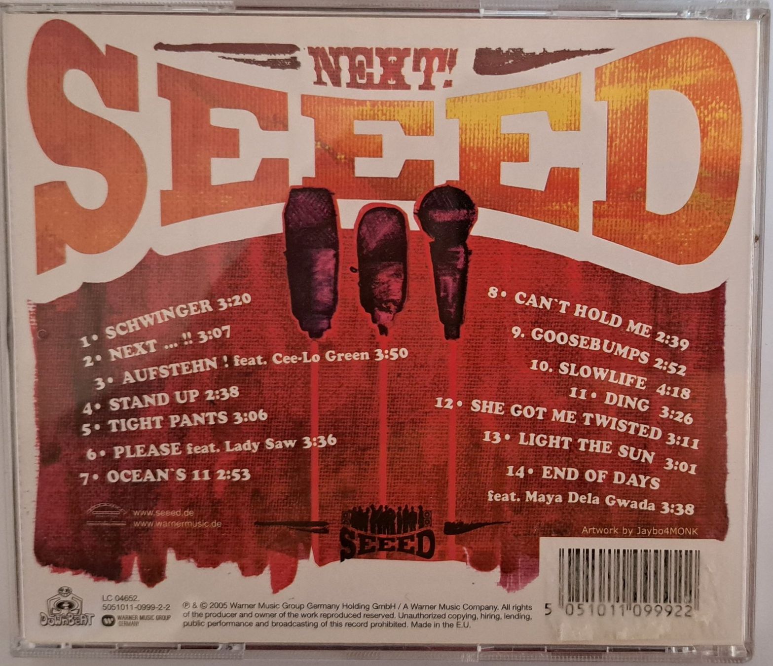 CD: Seeed - Next! CD Downbeat 2005 – Usato da Tenniken venduto da mik_6mxg 7