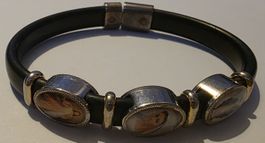 Elegantes Armband mit religiösen Motiven, Top Zustand