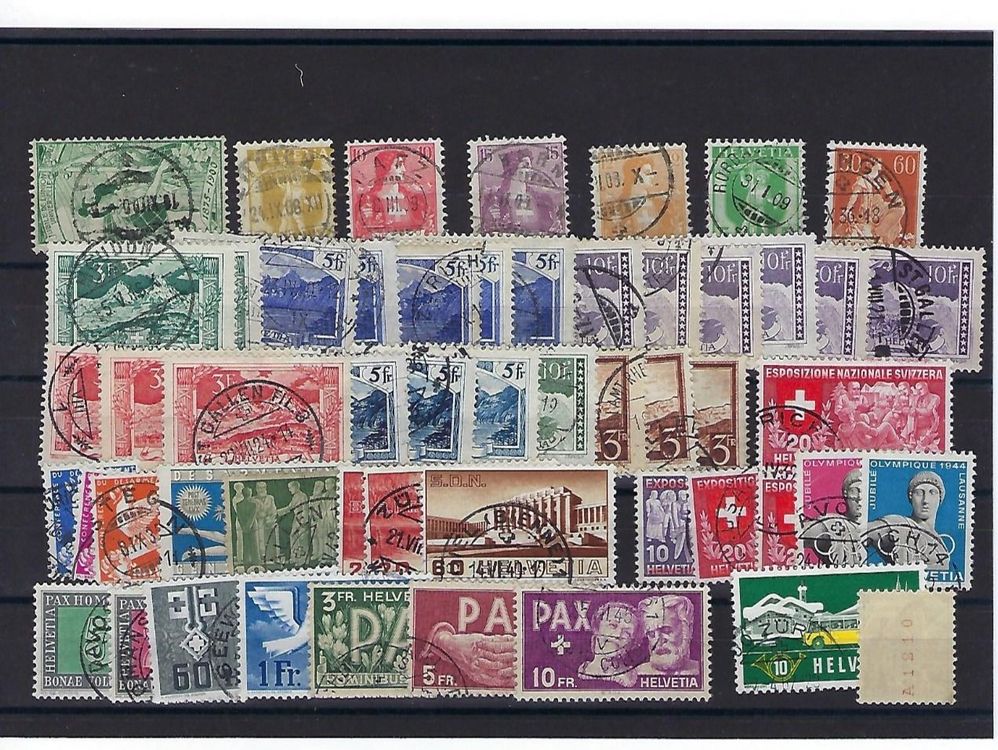 CH, Dauermarken, 1 Steckkarte gest. | Kaufen auf Ricardo