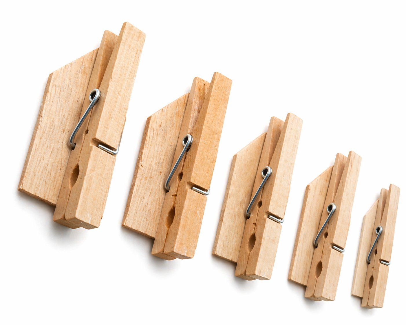 Tutte le decorazioni: 4x Holzklammern Hausform – Nuovo e nell'imballaggio originale da Fully venduto da VaneaSelection 6