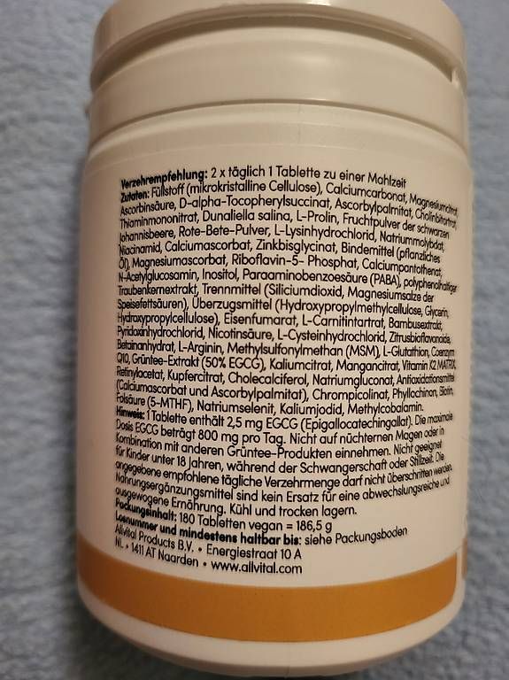 Cibi & Specialità: Multivitamin Basic  Allvital – Usato da Effretikon venduto da Zebra37 3