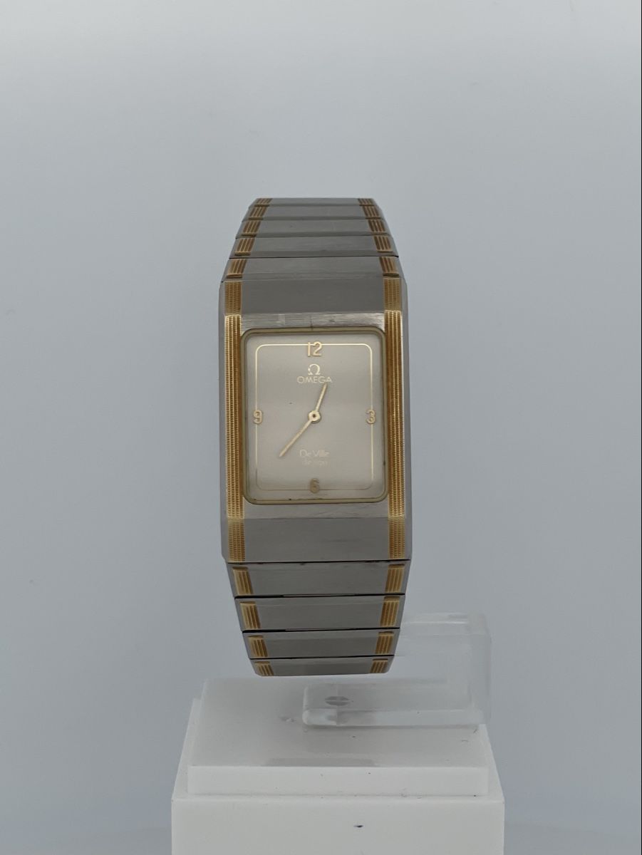 Omega Uhren: Omega De Ville Quarz 24,5mm - 195.0022 – Neu (gemäss Beschreibung) aus Wettingen von eleganceshop