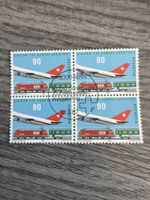 Schweiz Briefmarke "Liaison CFF Genf", Viererblock, Top! (59