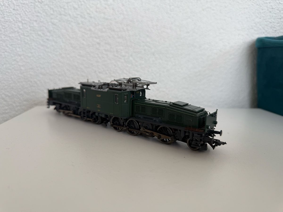 Roco Modellini di ferrovie: Roco 69527 Rangier Krokodil AC – Usato da Zürich venduto da Ceneri