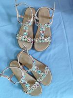 Mädchen-Sandalen im Doppelpack  Gr 30 und 32