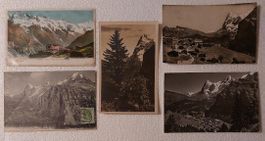 MÜRREN - Lot de 5 cartes