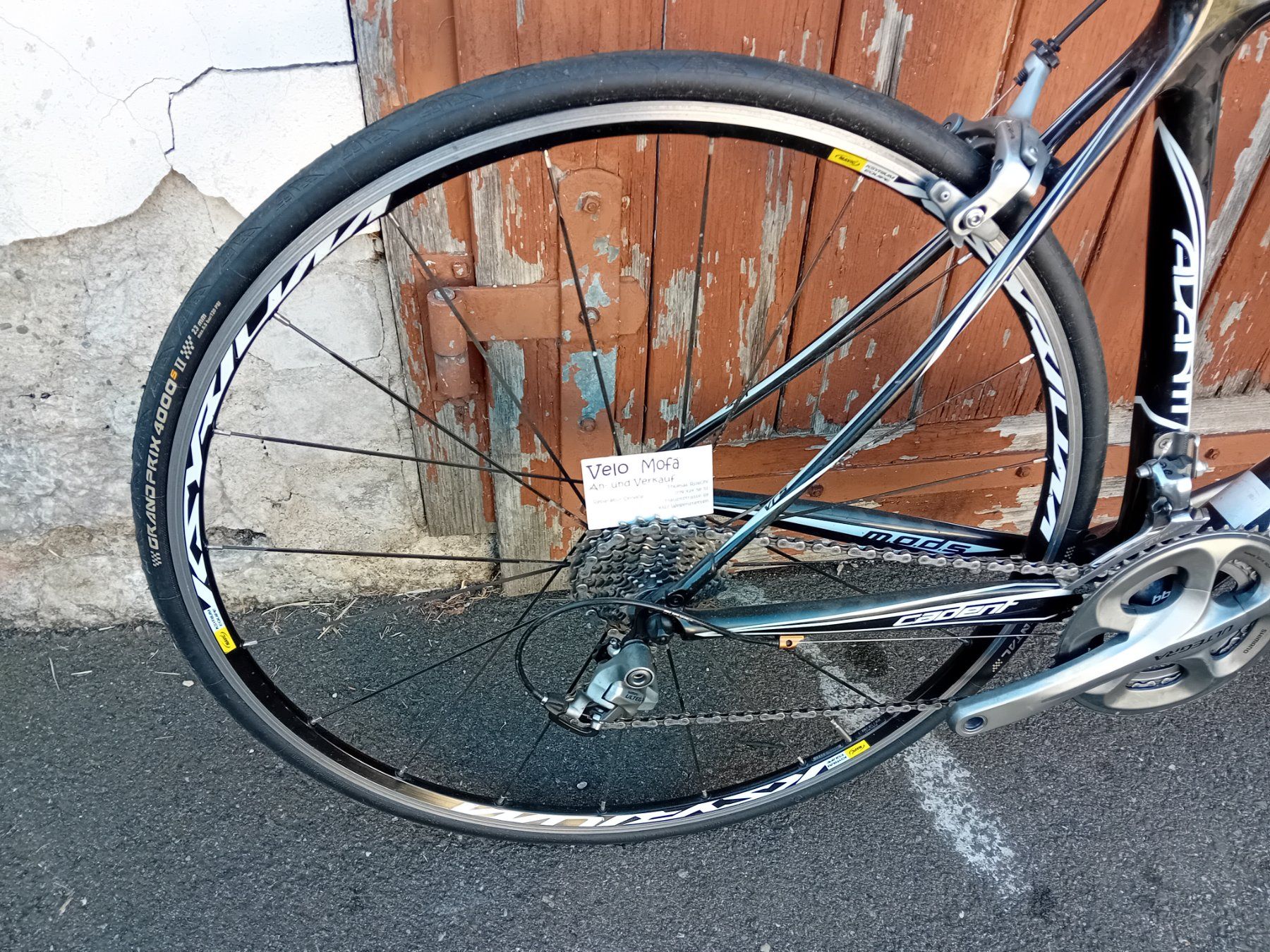 Velos: Rennrad Carbon Weiss Schwarz – Gebraucht aus Wegenstetten von 1000er 4