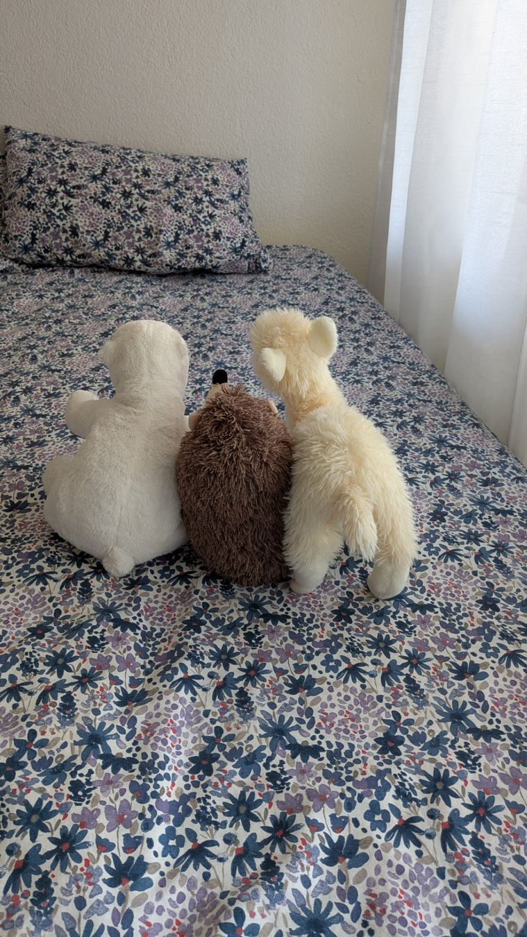 Giocattoli: 3er Set Stofftiere: Igel, Eisbär und Lama – Usato da Ostermundigen venduto da mizuth 2
