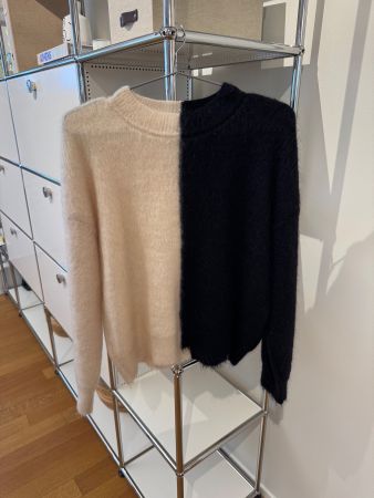 SAINT LAURENT PULLOVER BLACK & CREME