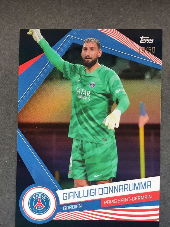 2023 Topps PSG Team Set 1974 Topps Gianluigi Donnarumma #36
