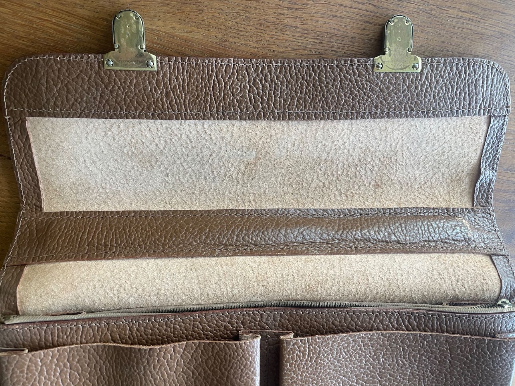 Koffer & Taschen: Ledermappe, Ledermappe mit einigen Gebrauchsspuren – Gebraucht aus Menziken von fiat-500 3