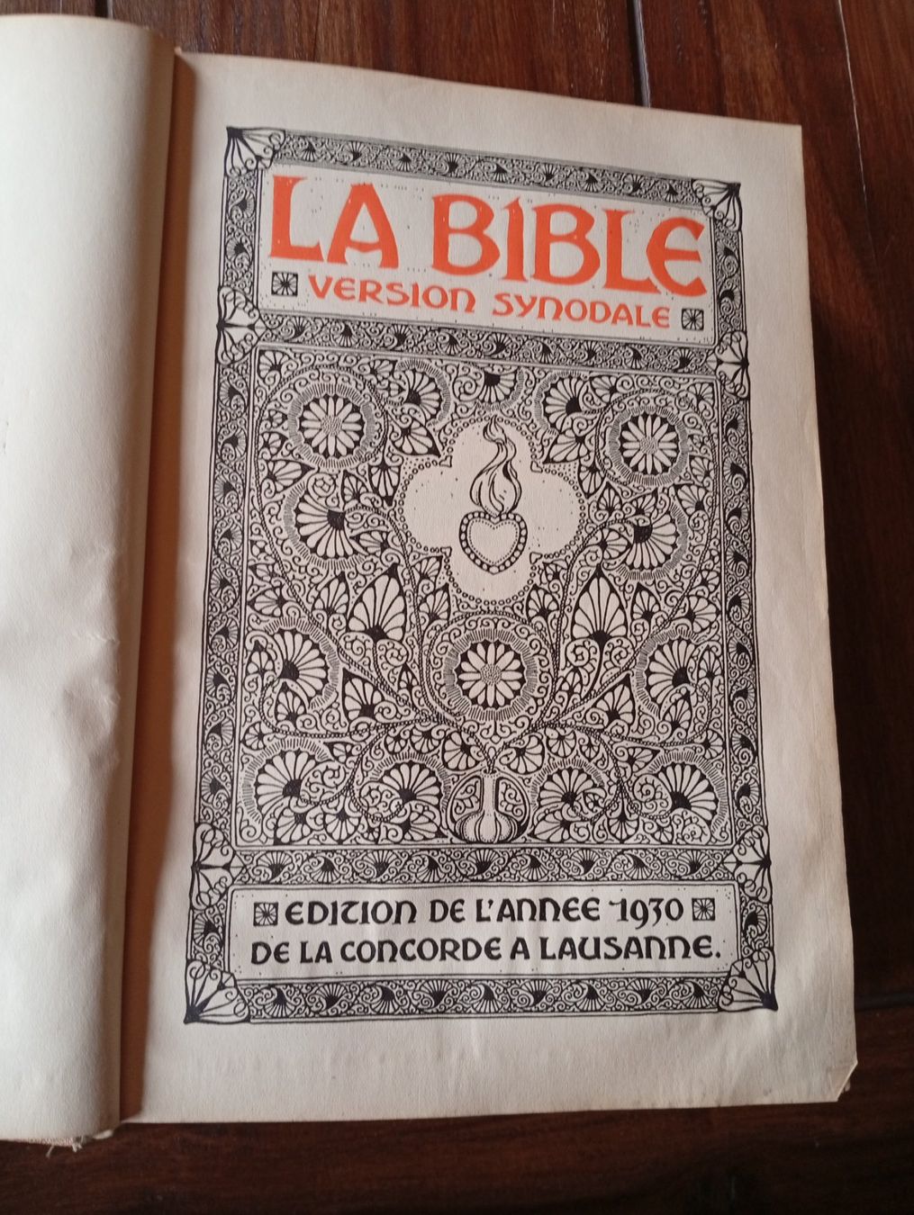 Bücher: Sainte bible 1930 – Gebraucht aus Perrefitte von 36B 2