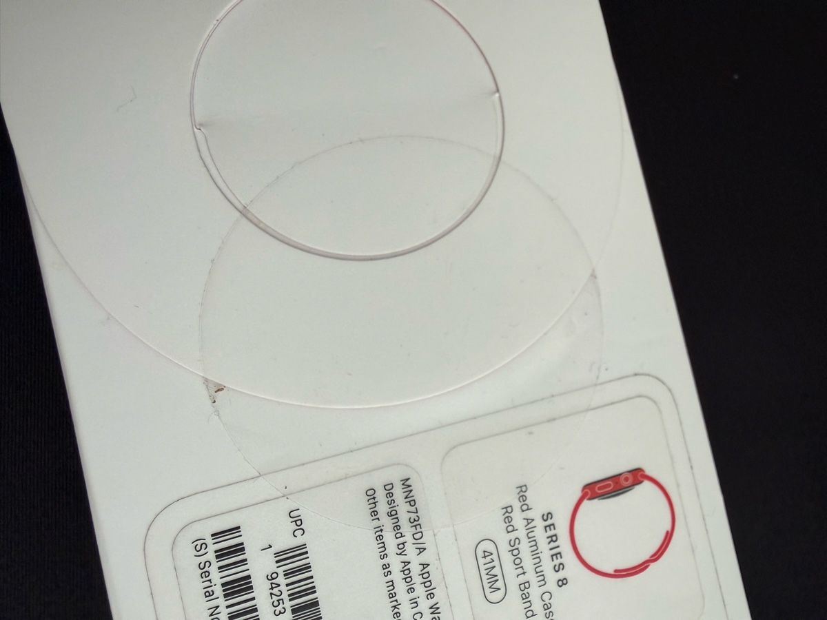 Apple Smartwatch: Apple Watch Serie 8 41mm Alluminio Rosso – Nuovo e nell'imballaggio originale da Amriswil venduto da Ttsa 3