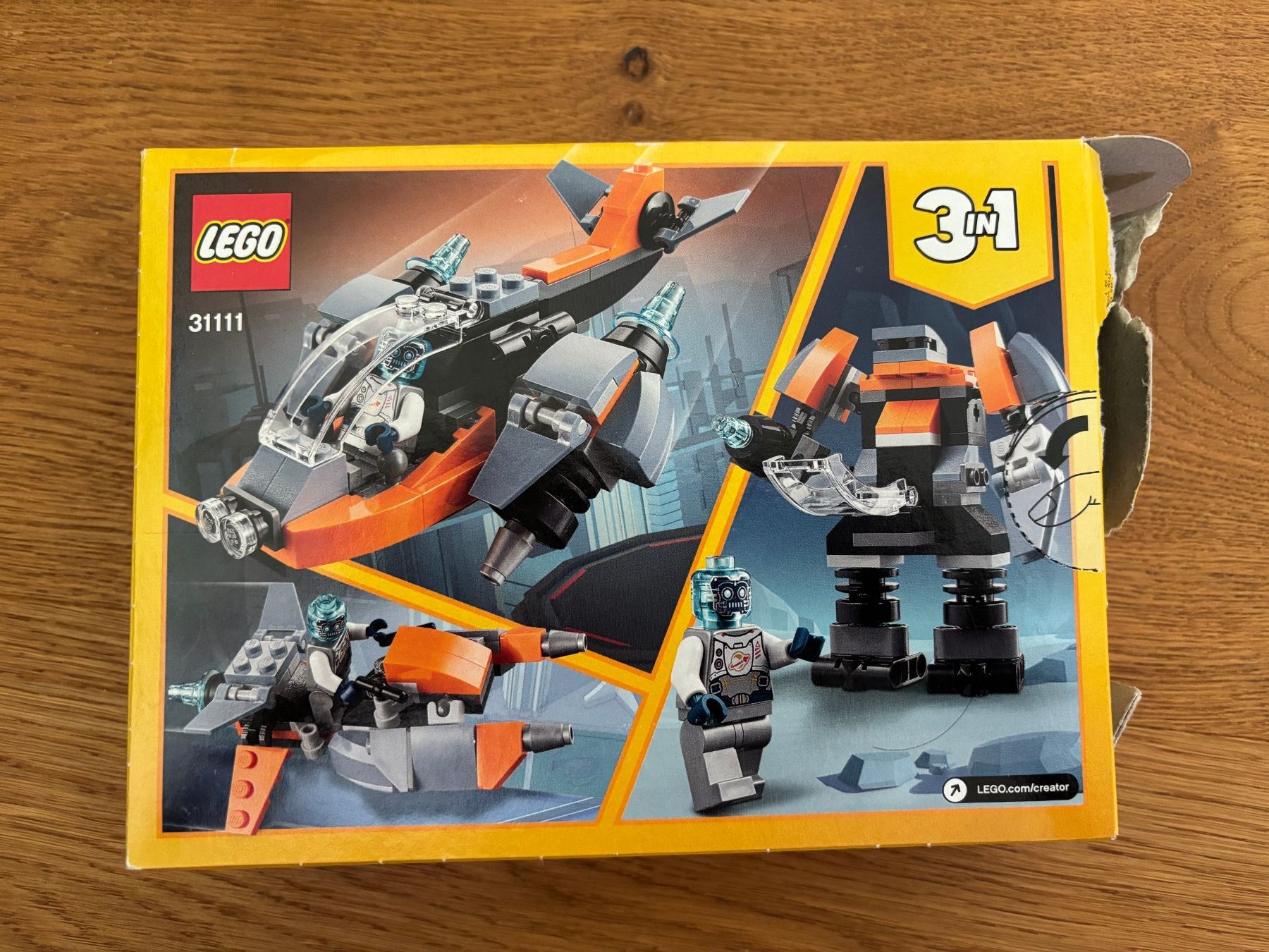 Lego Kit di costruzioni: Lego Creator 3in1 Cyber-Drohne – Usato da Meierskappel venduto da CB412 2