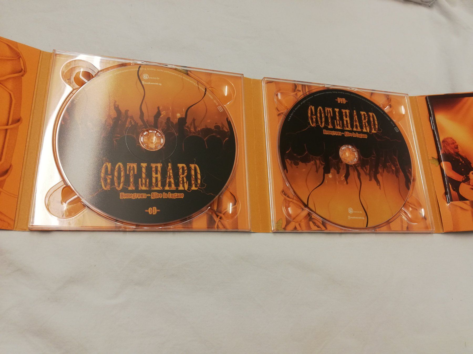 CD: GOTTHARD - HOMEGROWN - ALIVE IN LUGANO – Usato da Bern venduto da Vinylsound.ch 2
