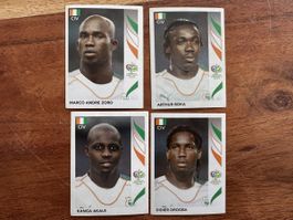 Panini WM 2006 Elfenbeinküste Didier Drogba Arthur Boka