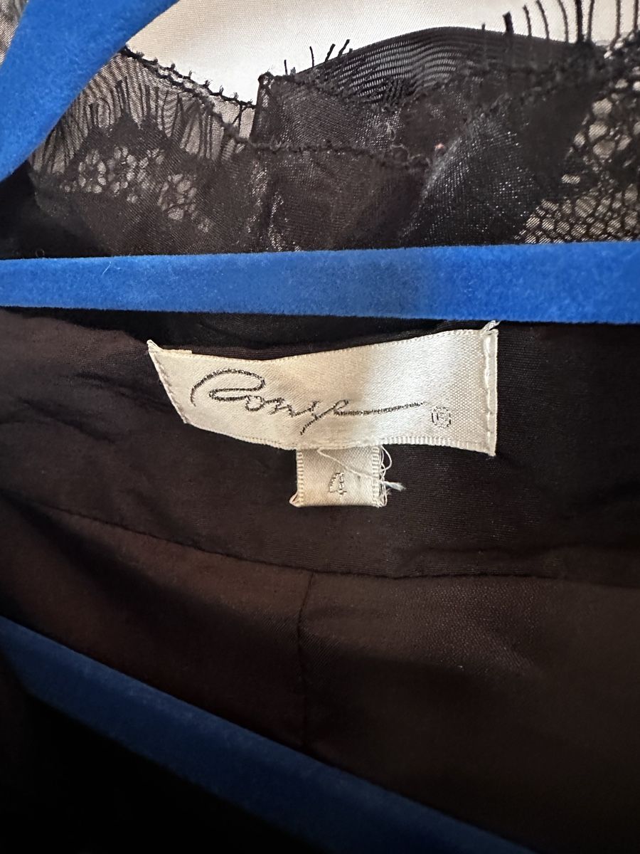 Kleider: Robe noire élégante structurée – taille 4 – Gebraucht aus Villeneuve VD von tat_9fhl 2