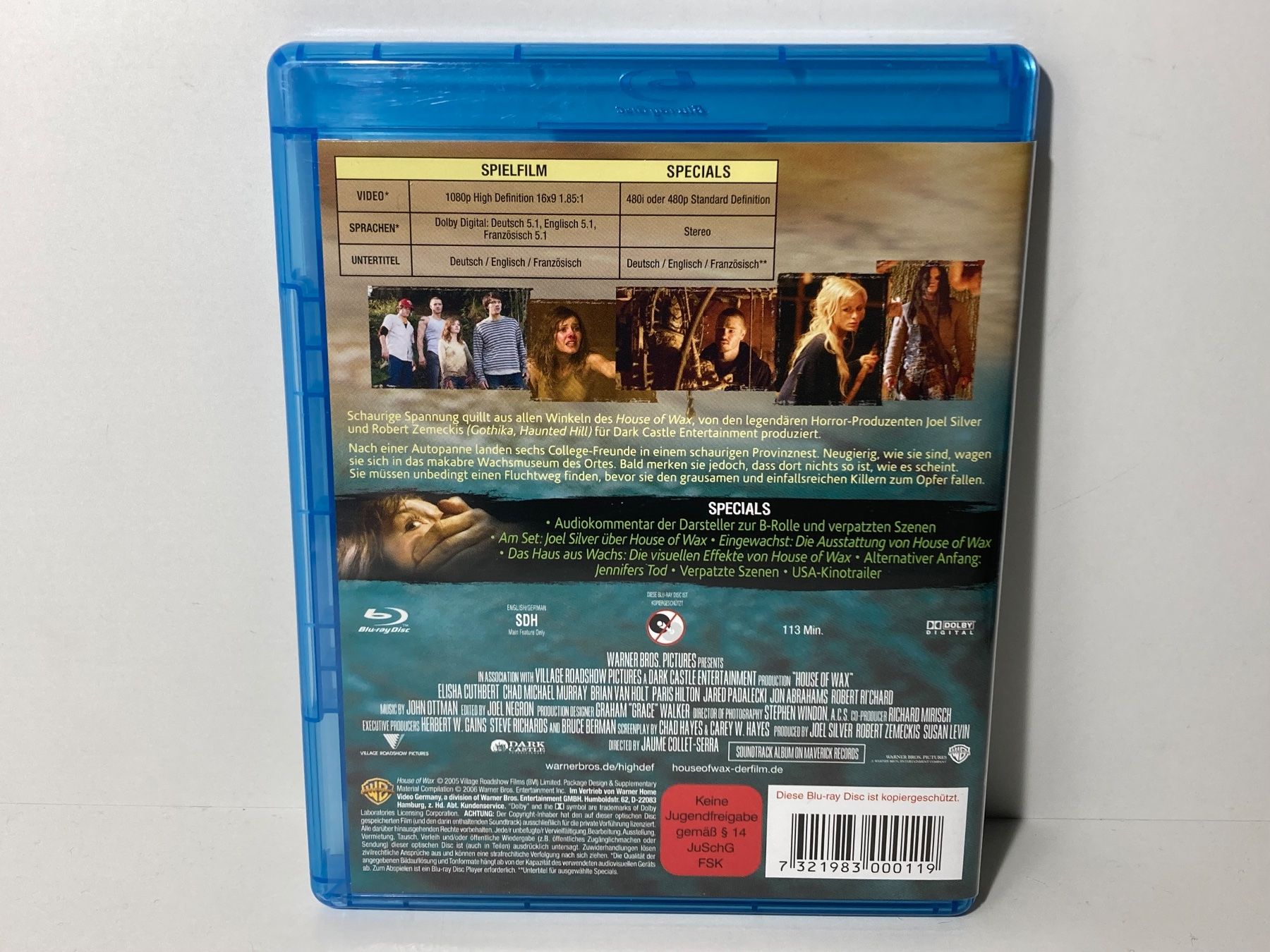 Alle DVDs: House of Wax Blu Ray – Gebraucht aus Wilderswil von  1
