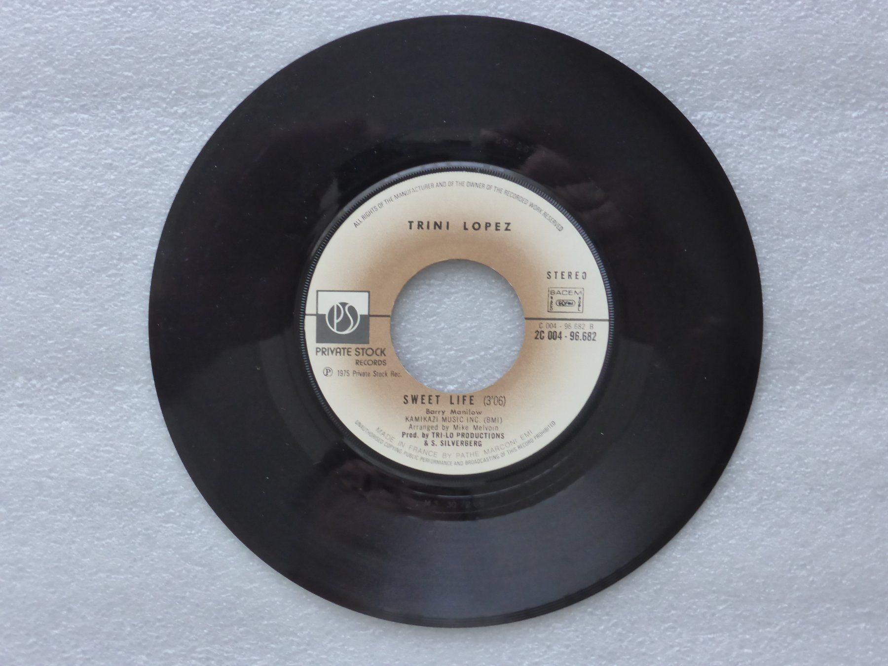 Dischi in vinile: Vinyl Single   TRINI LOPEZ – Usato da Küssnacht am Rigi venduto da Mondkinder 2
