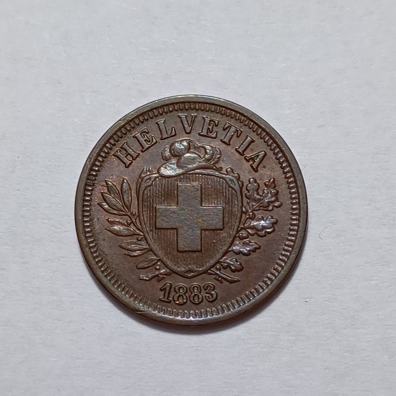 Tutti le monete: 1 Rappen 1883 unz – Nuovo (secondo la descrizione) da Pfäffikon ZH venduto da Schweizer_Muenzen