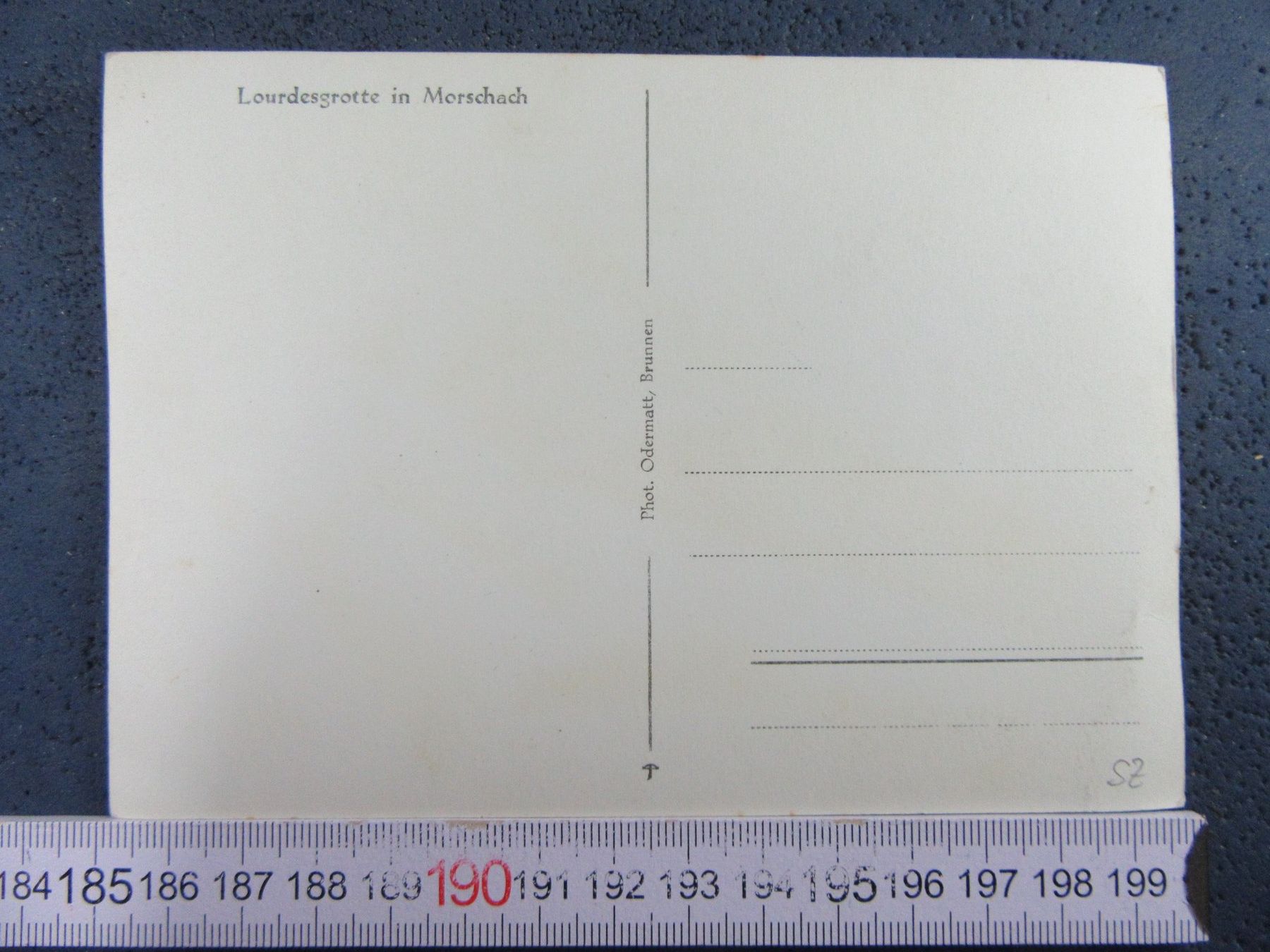 Cartes postales: MORSCHACH LOURDESGROTTE  SZ AK BUG – D'occasion à Ettingen par Hausi4711 1