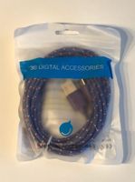 Ladekabel USB-Typ A auf USB-Typ C (lila)