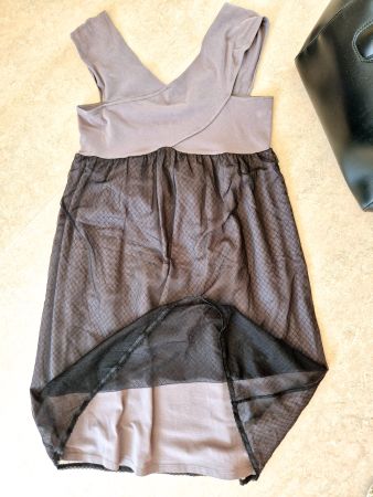 OUSOLEIL KLEID DRESS XS S 34 TÜLL SPEZIELL   TOP ZU JACKE