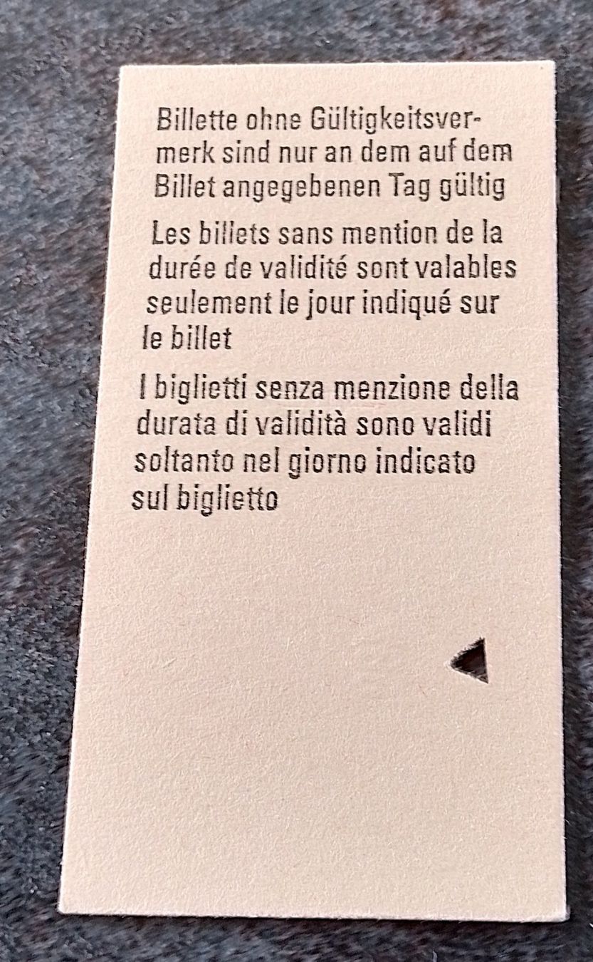 Biglietti: Billette Schweiz Dietikon Wettingen 2. Kl. 1248 – Usato da Wohlen AG venduto da salamanderspielwaren 1