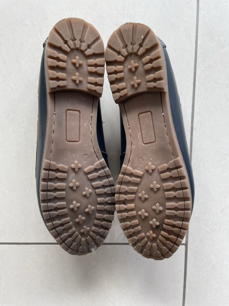 Tamaris Scarpe da donna: Bootsschuhe Tamaris Gr. 38 dunkelblau  – Usato da Bubendorf venduto da Gulli72 2