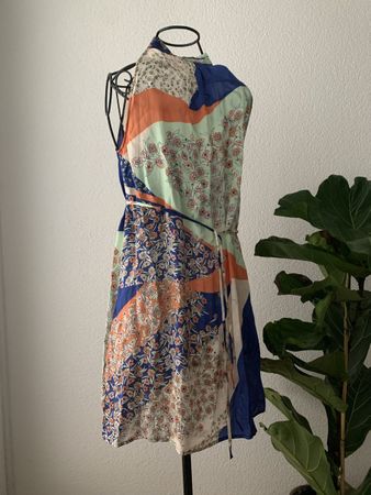 Luftiges Sommerkleid aus Seide, Gr. L - BELDONA