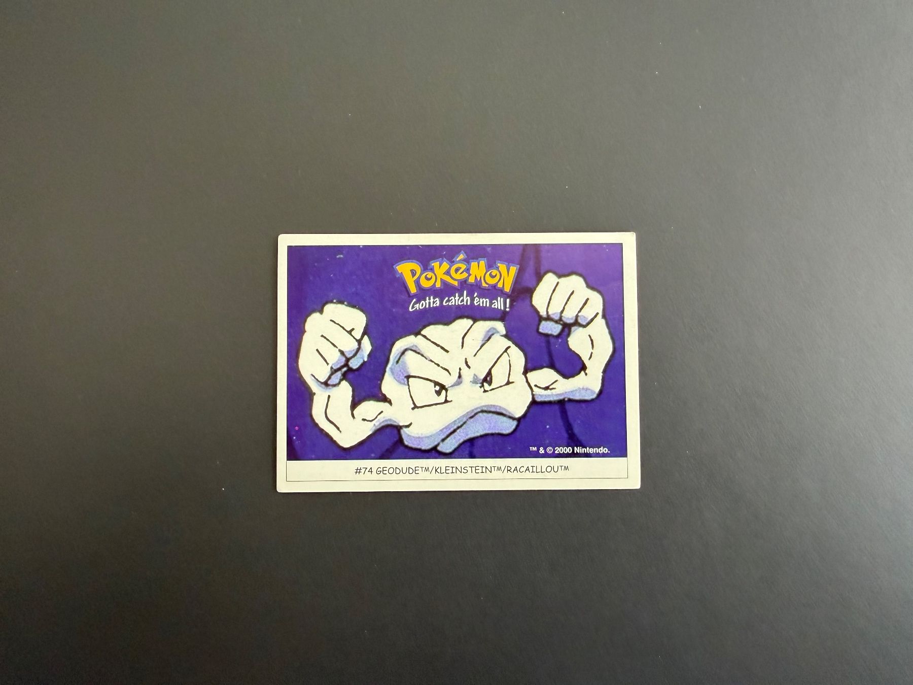 Pokémon Carte collezionabili: Pokémon Dunkin Boomer 2000 - Geodude – Usato da Zürich venduto da mountainwizard00