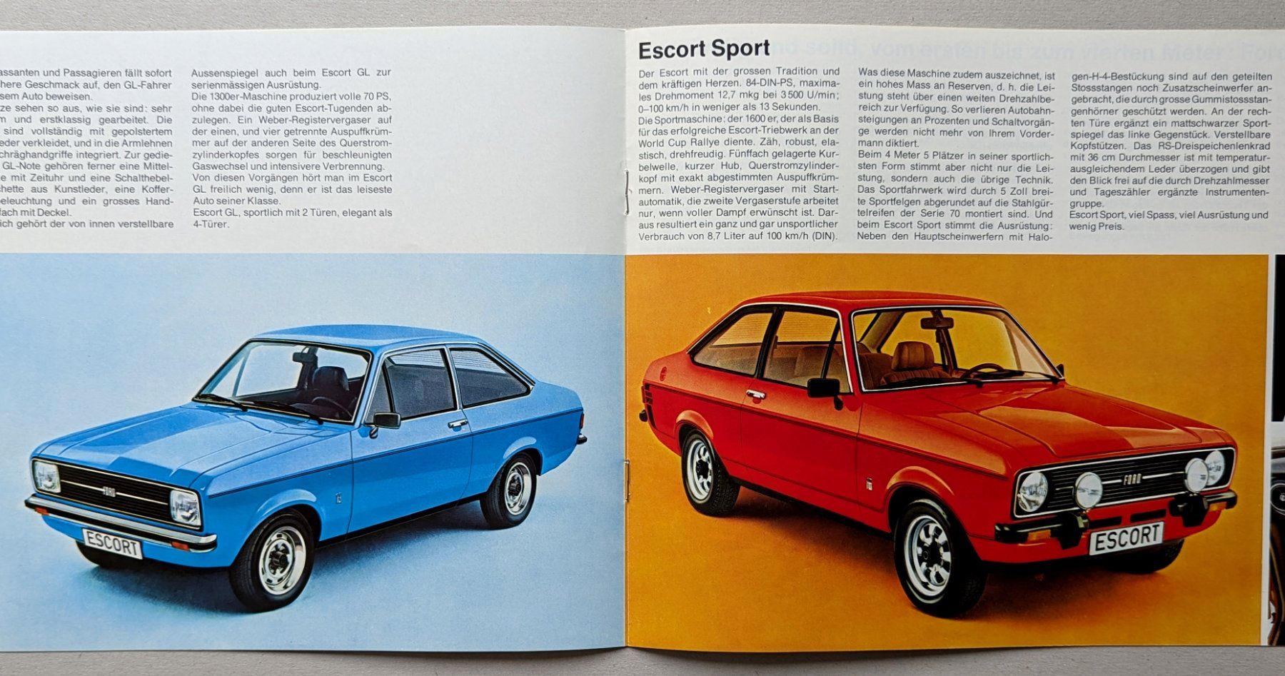Ford Documenti: Originalkatalog "Ford Escort", a. dem Erscheinungsjahr – Nuovo (secondo la descrizione) da Olten venduto da VanishingPoint.71 3