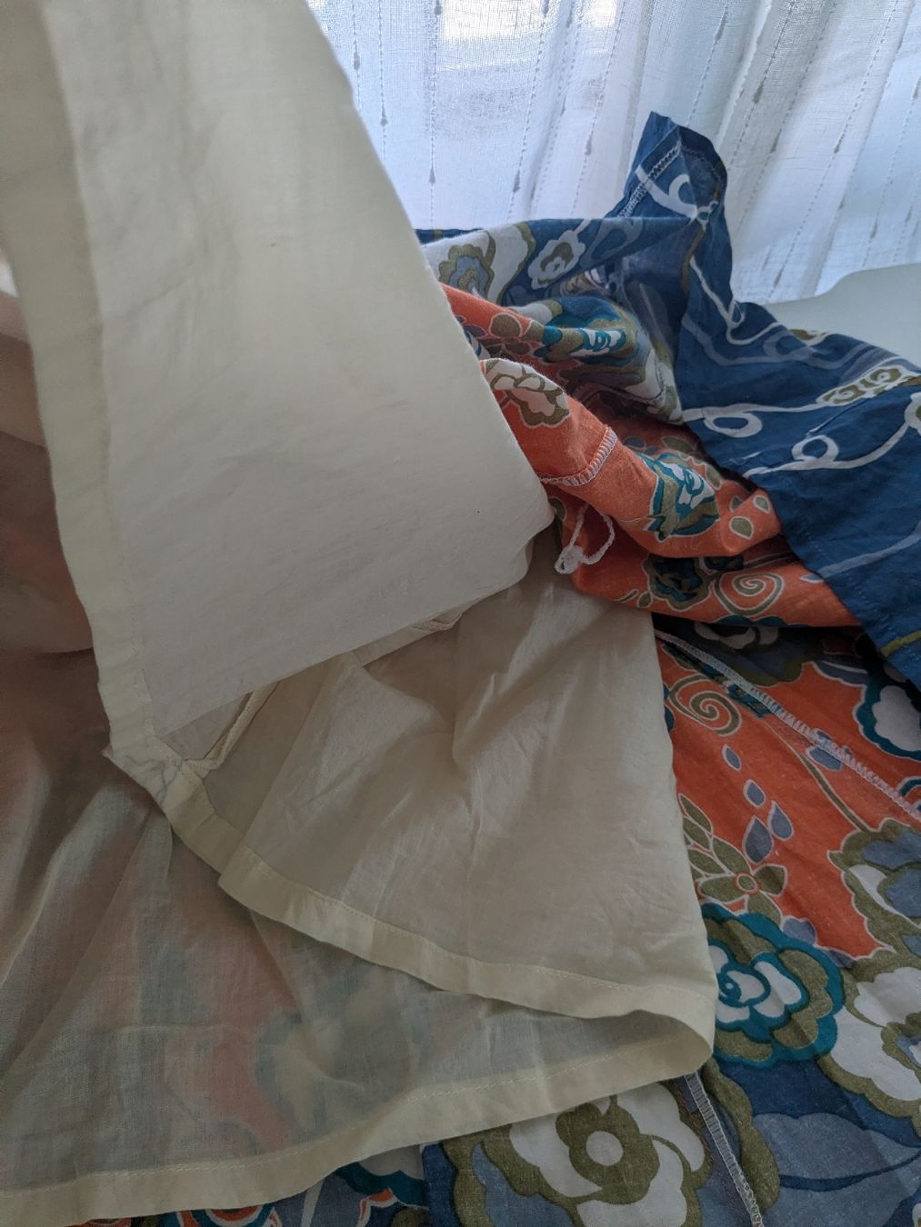 Röcke: Rock orange-blau floral Grösse S  – Gebraucht aus Rorschach von olg_5qq2 3