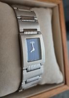 Montre Roamer pour femme, acier, cadran bleu