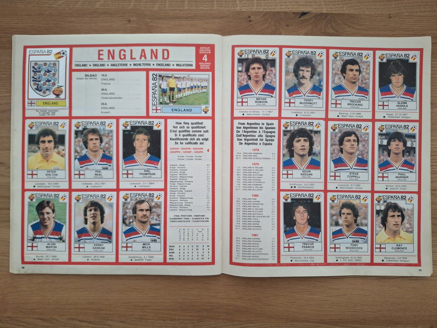 Panini Alben: PANINI WORLD CUP 1982 – Gebraucht aus St. Gallen von Matrix023 6