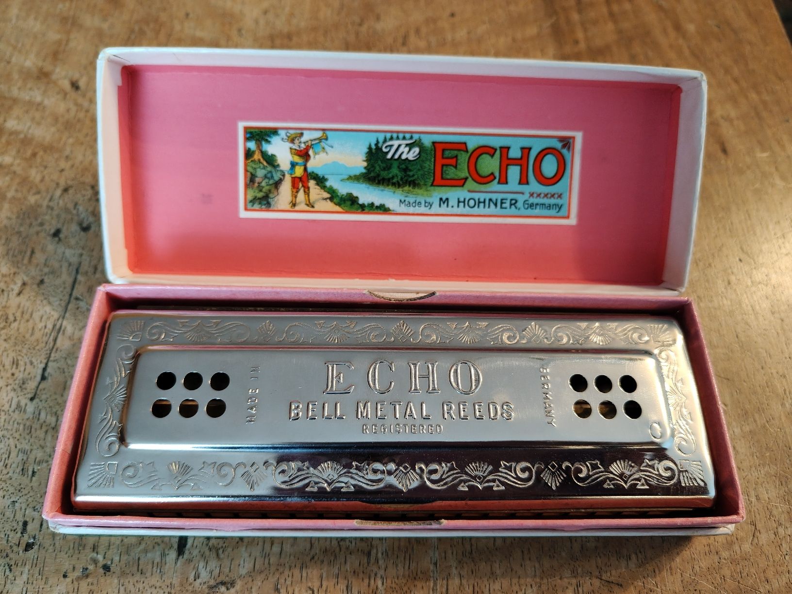 Hohner Strumenti musicali: Mundharmonika M. Hohner The Echo Harp – Usato da Zeglingen venduto da Vanillacoke 3