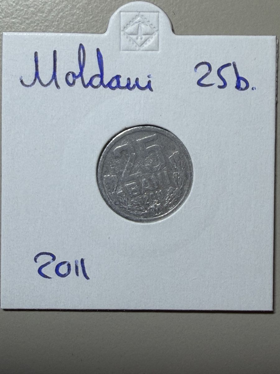 Alle Münzen: Moldavie - 25 bani - 2011 – Gebraucht aus Payerne von Mike1682