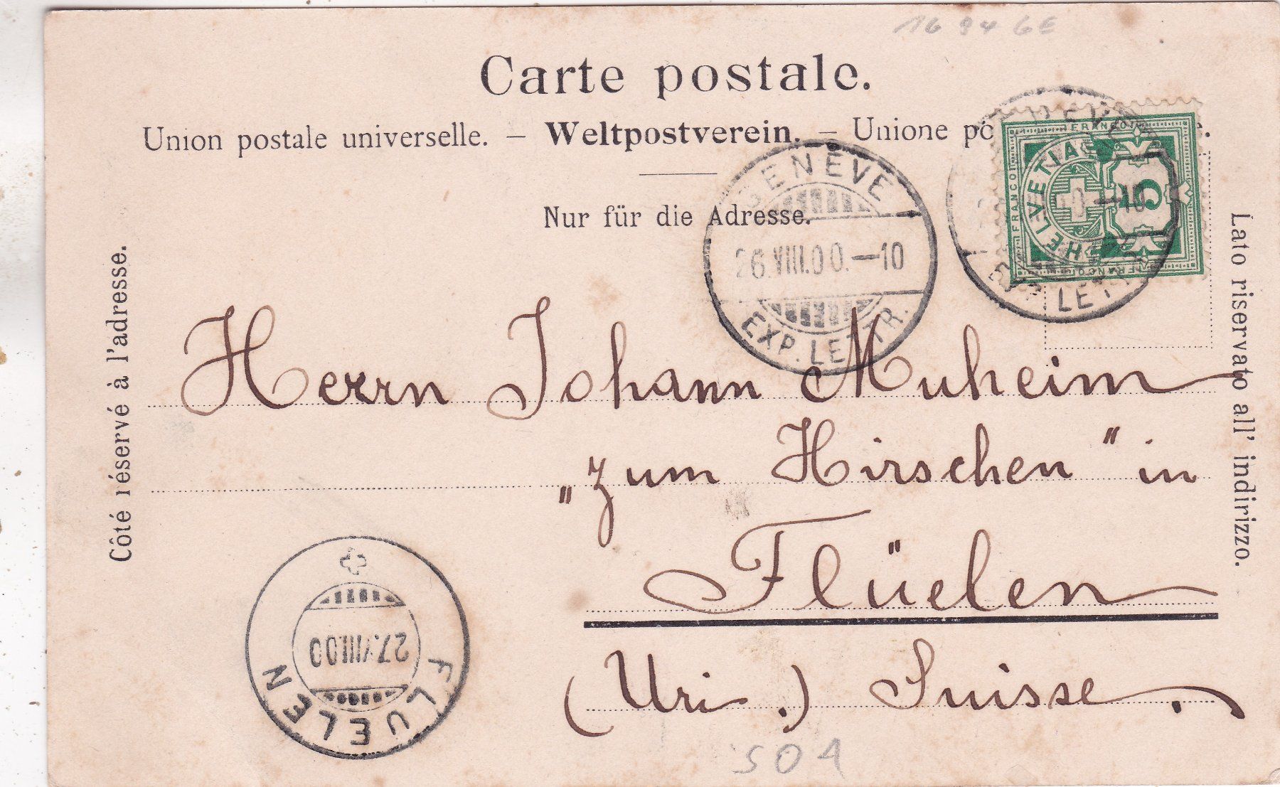 Cartes postales: Genève St. Pierre 1900 – D'occasion à Herisau par Lisegrat2008 1