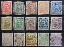 Luxemburg ex. Kat. 72-88 gest. 1906/07
