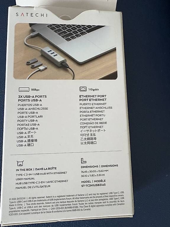 Satechi Hub & Switch: SATECHI USB C Hub 3.1 Neu – Nuovo (secondo la descrizione) da Köniz venduto da RetroBoy89 1