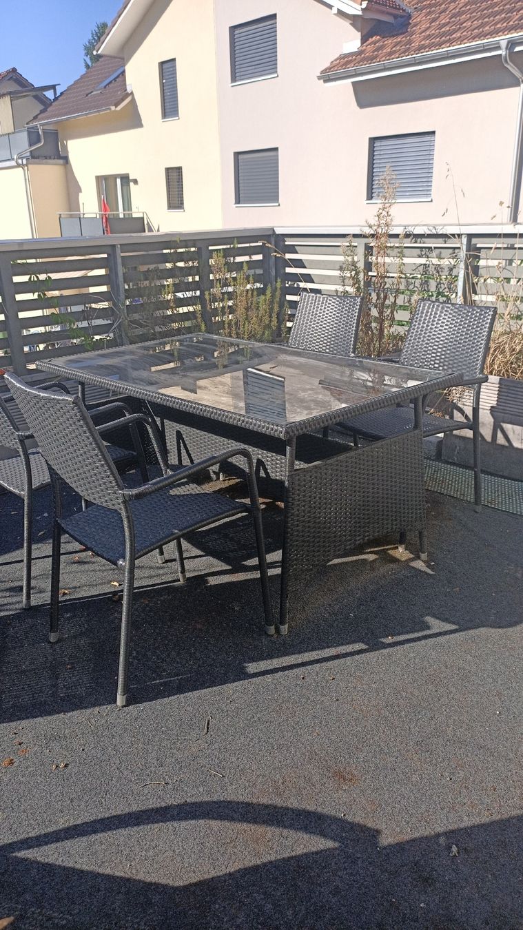 Tischset: Garten Tisch mit 4 Stühlen – Neu (gemäss Beschreibung) aus Koppigen von sch_m9bj