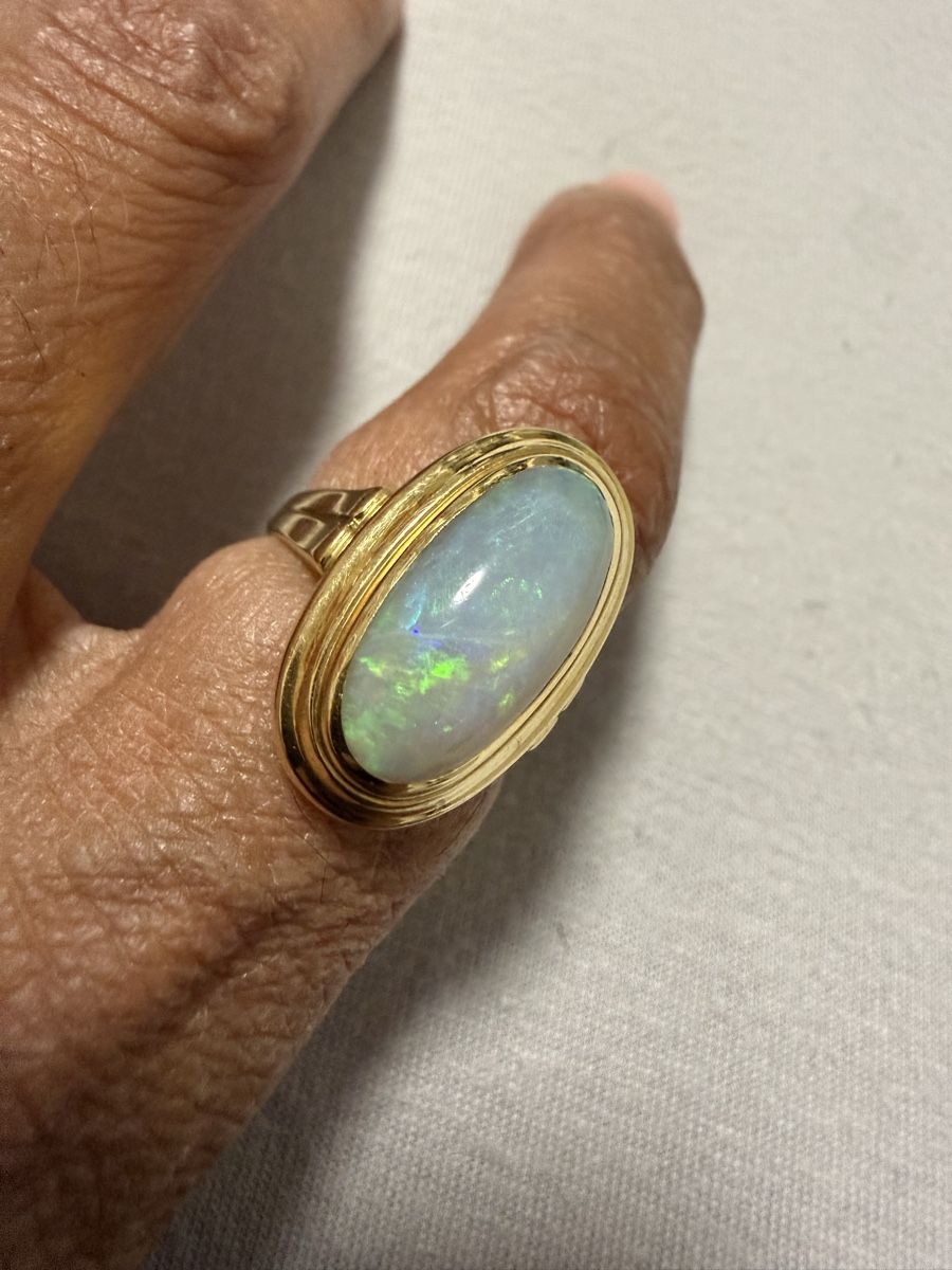 Bagues: Ring Gold 18k mit Opal – D'occasion à Oberhof par RealStone