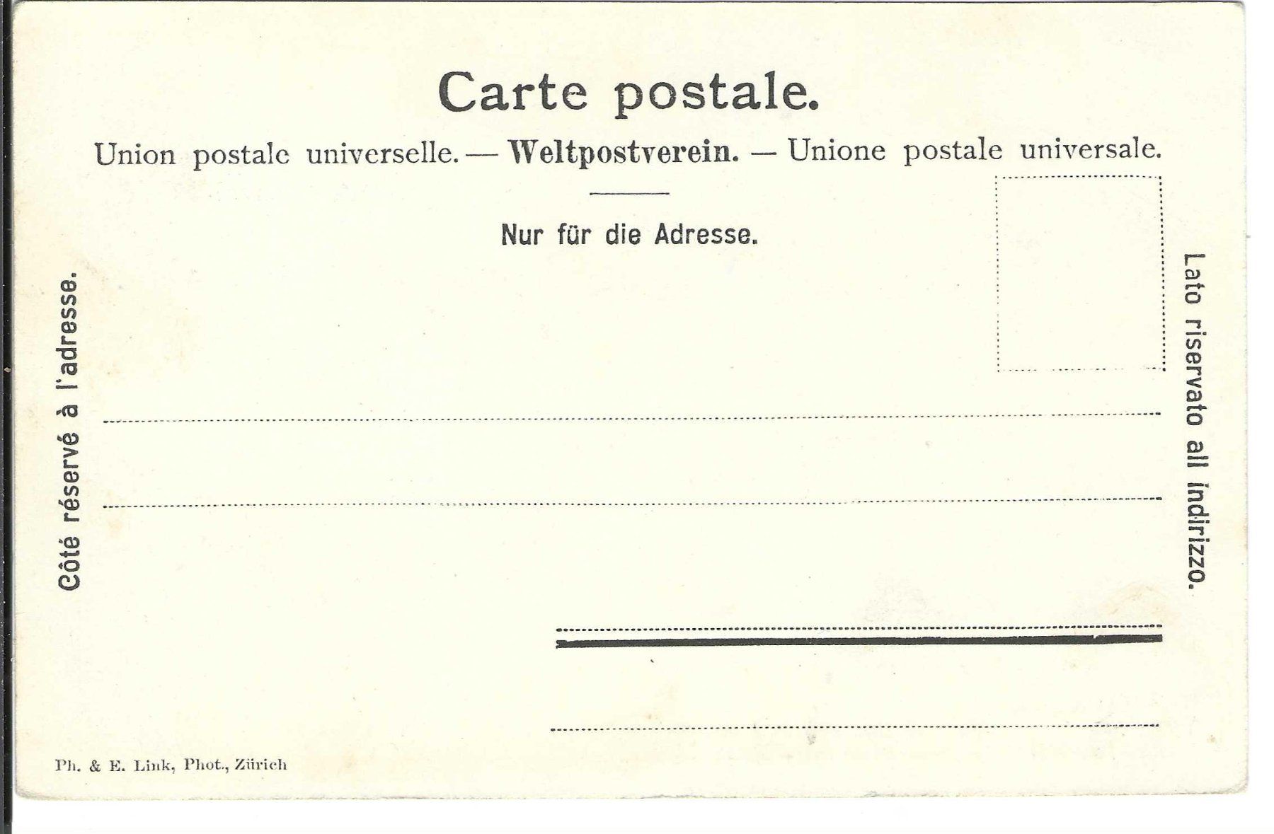 Cartoline postali: Zürich, Post und Stadthaus – Usato da Wildhaus venduto da Brunphil 1