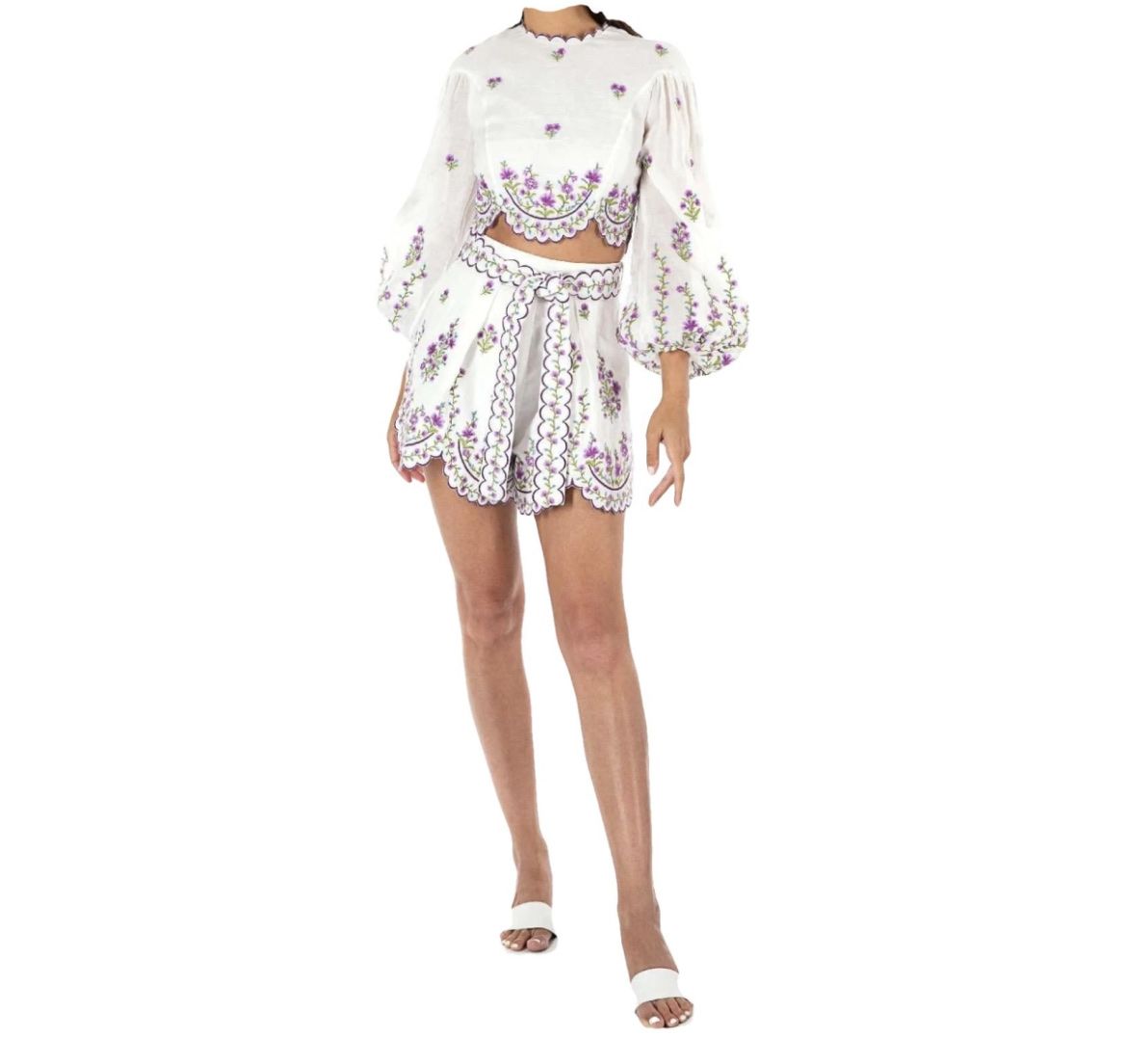 Zimmermann Pantaloni: Zimmermann Rare Embroidery Short – Usato da St.Josefen venduto da lop_lh8d 1