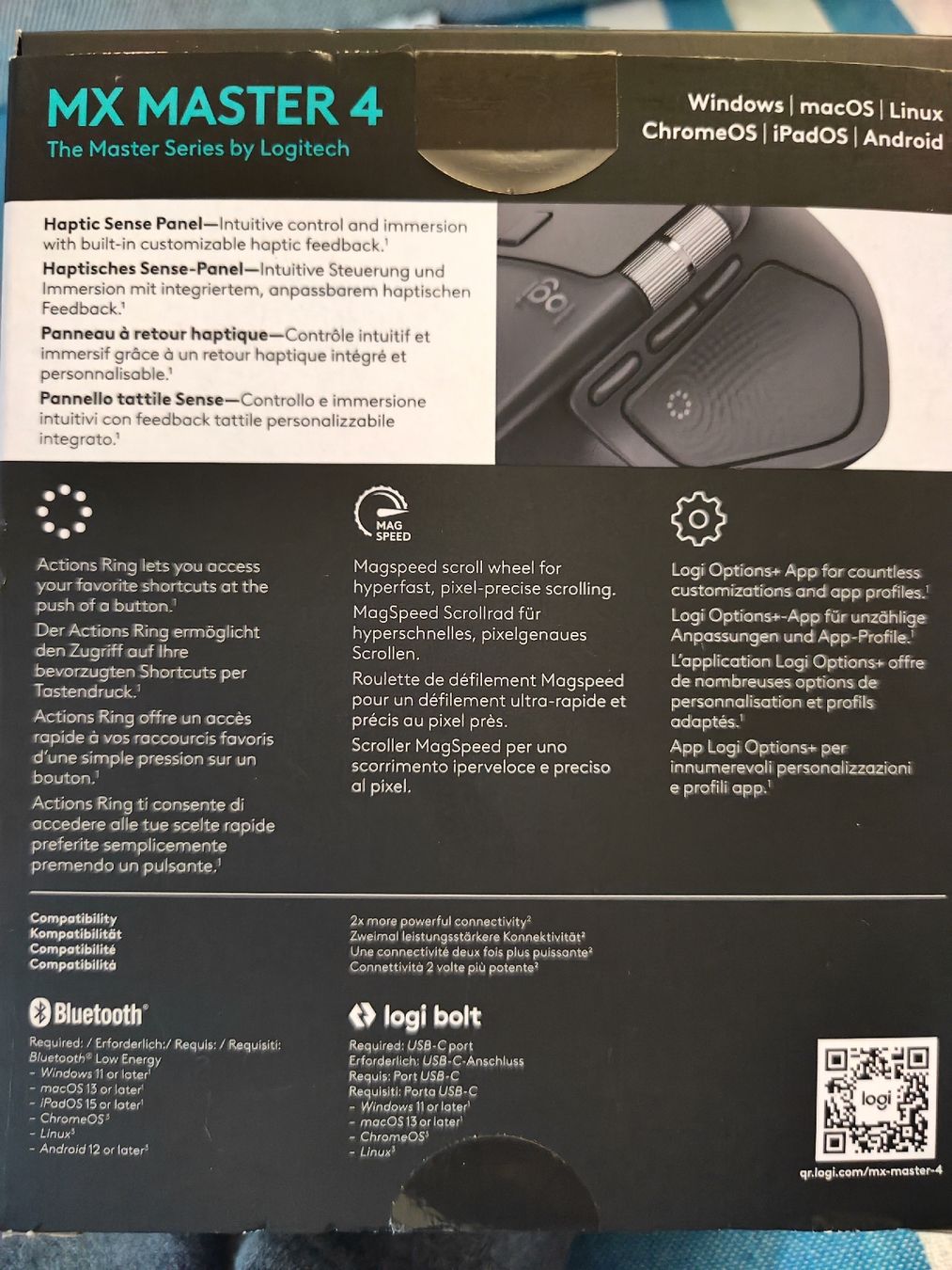 Logitech Mouse: Logitech MX Master 4 Bluetooth PC Maus – Nuovo (secondo la descrizione) da Wittenbach venduto da Oepfelweihe 3
